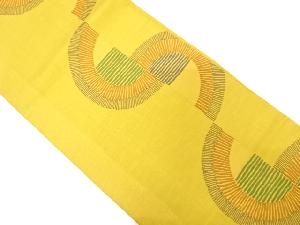 抽象模様織り出し　袋帯